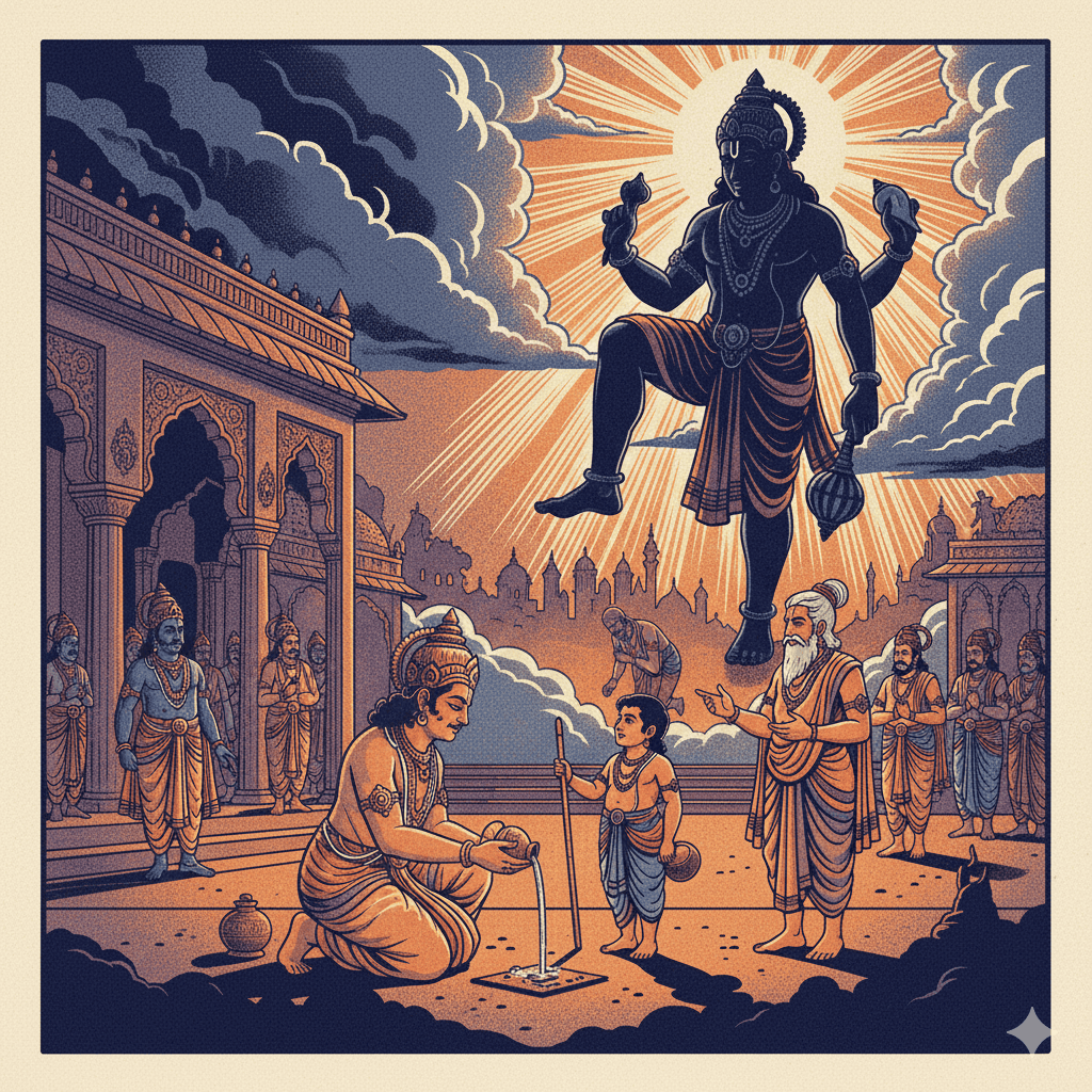 King Bali's Sacrifice - Divine story from Hindu mythology