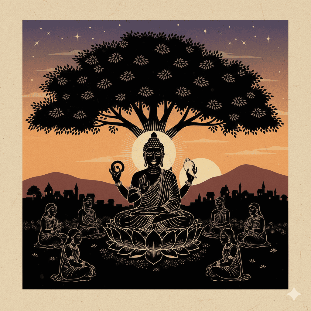 9. Buddha (The Enlightened One) - Dashavatara avatar of Lord Vishnu