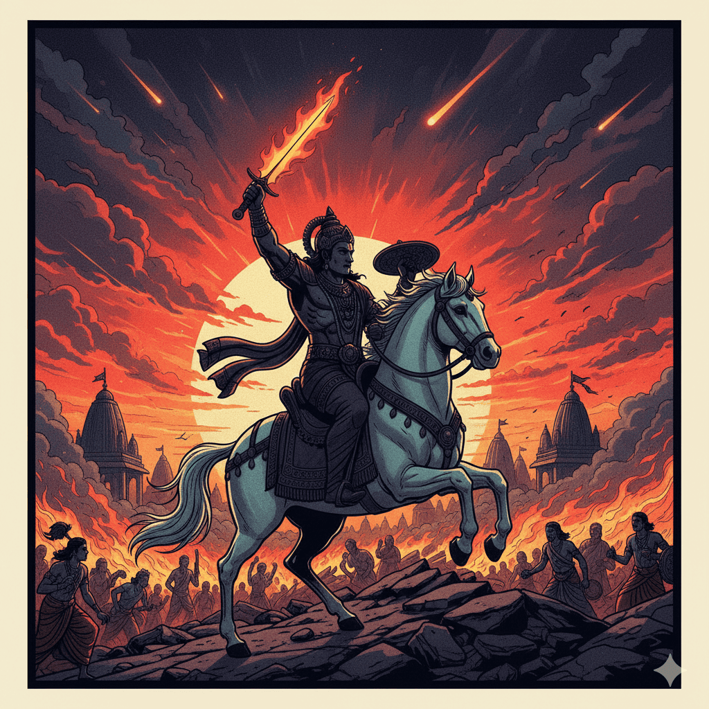 10. Kalki (The Future Warrior) - Dashavatara avatar of Lord Vishnu