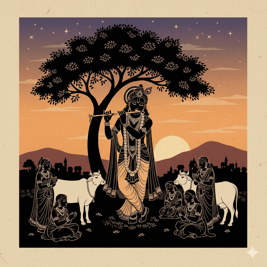 8. Krishna (The Divine Cowherd) - Dashavatara avatar of Lord Vishnu