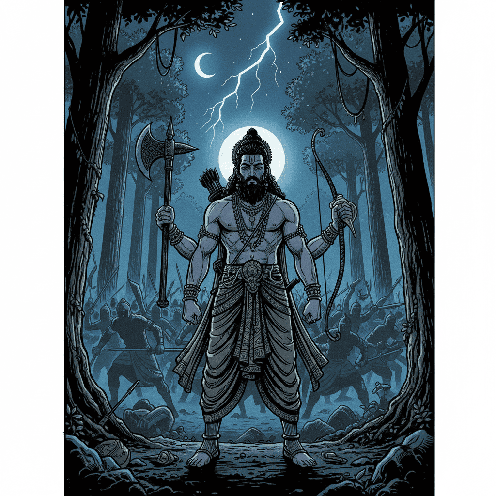 6. Parashurama (Rama with the Axe) - Dashavatara avatar of Lord Vishnu